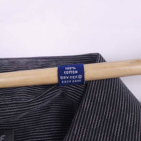 Kenneth Cole Reaction Men's Black Patterned Shirt Size 16 1/2  34-35 - Picture 4 of 5